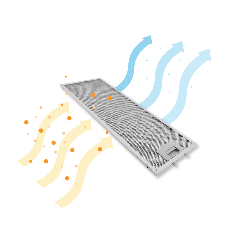 Siemens Metaalfilter 445x175mm 352813 / 00352813 (achter)