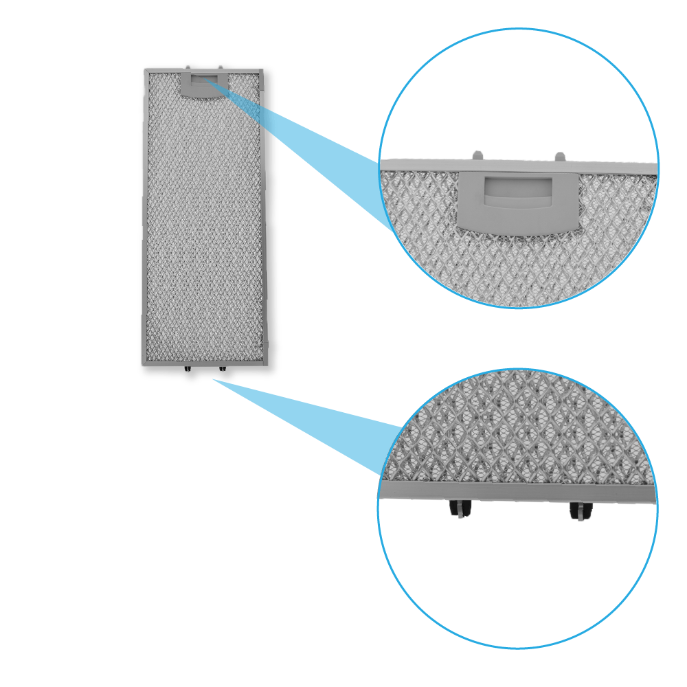 Neff Metaalfilter 455x188mm 434105 / 00434105 (voor)