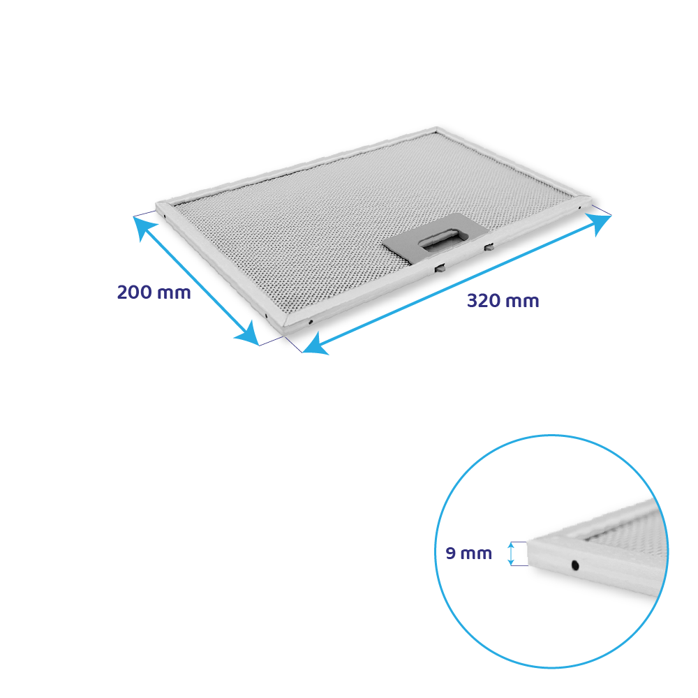 Bosch Metaalfilter 200x320mm 11010164