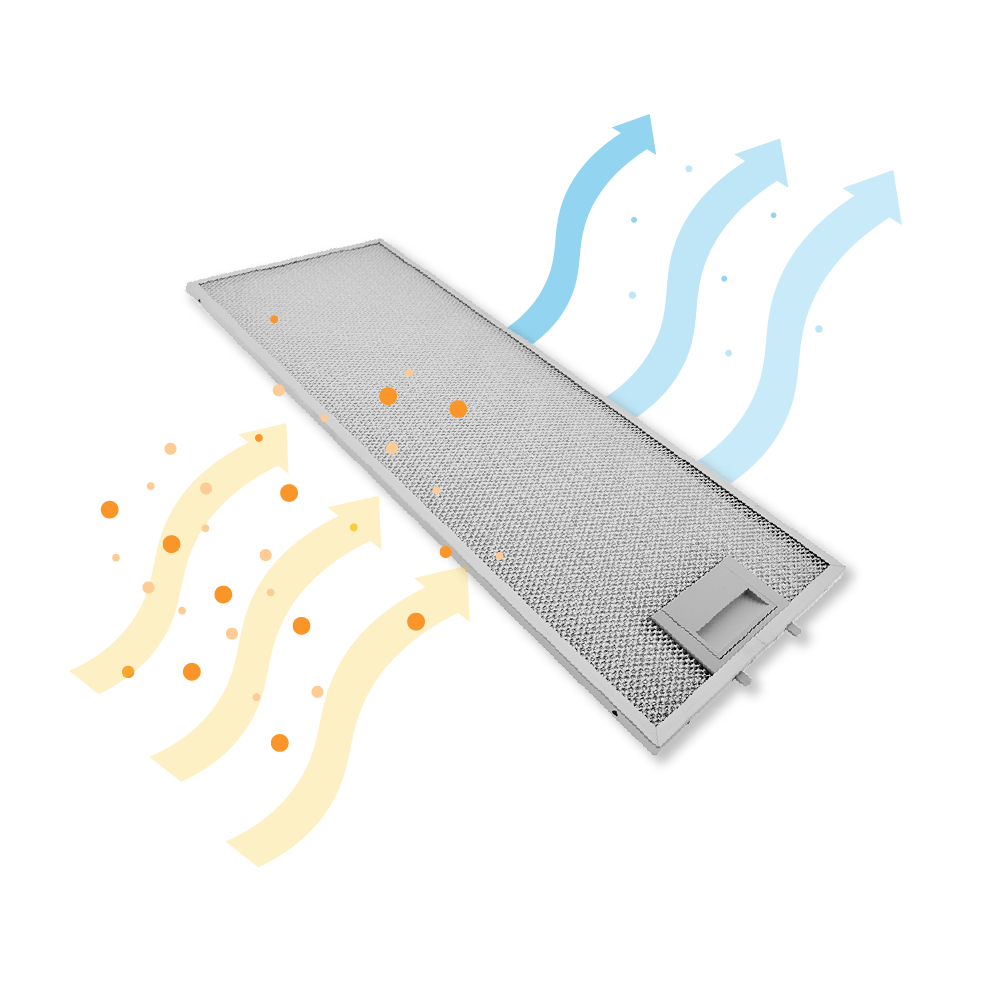 Siemens Metaalfilter 482x192x8mm 11022474