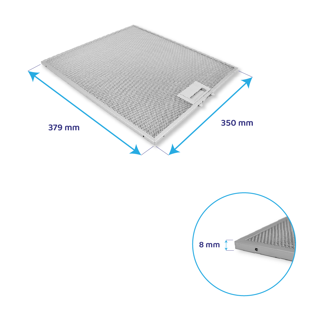 Bosch Metaalfilter 379x350mm 11025758