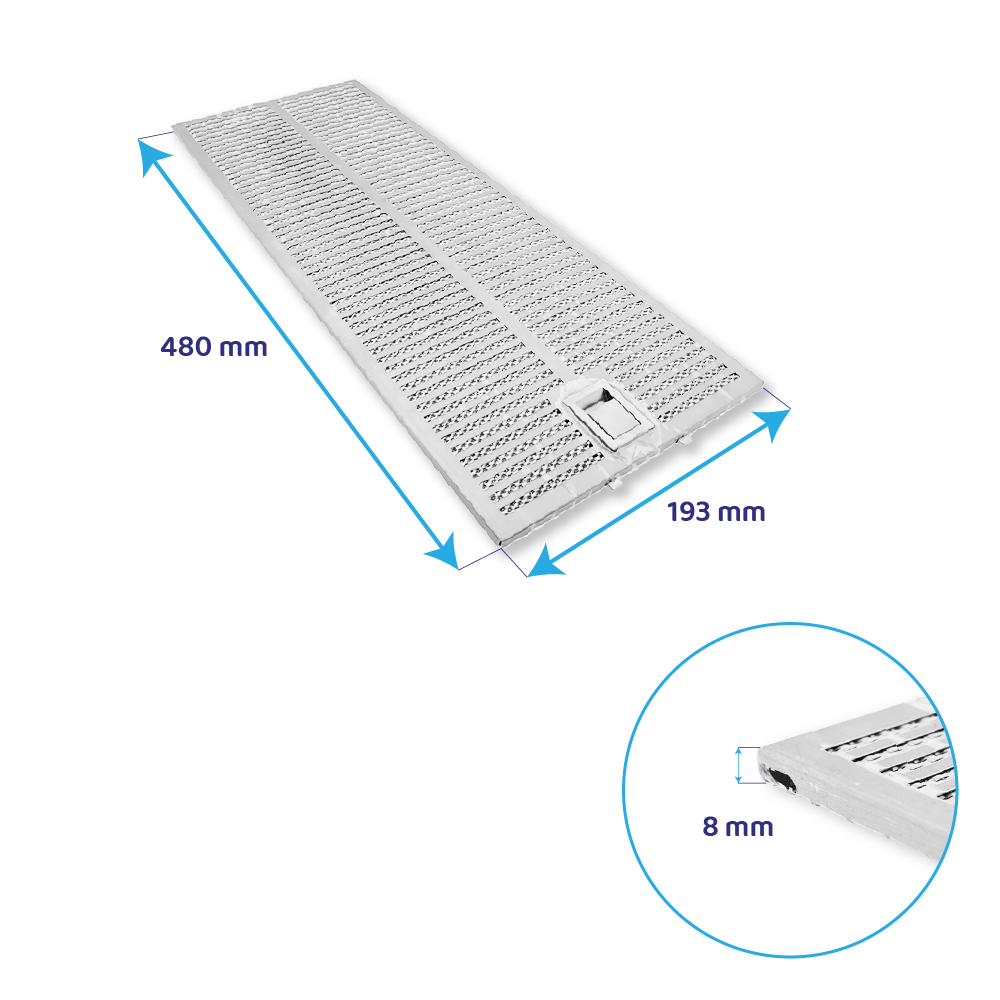Balay Metaalfilter 480x193mm 11040161