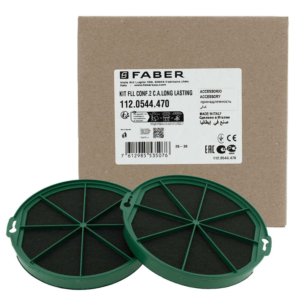 Faber Longlife Koolstoffilter 112.0544.470 / FLL3 / IN-NOVA SMART (2St.)