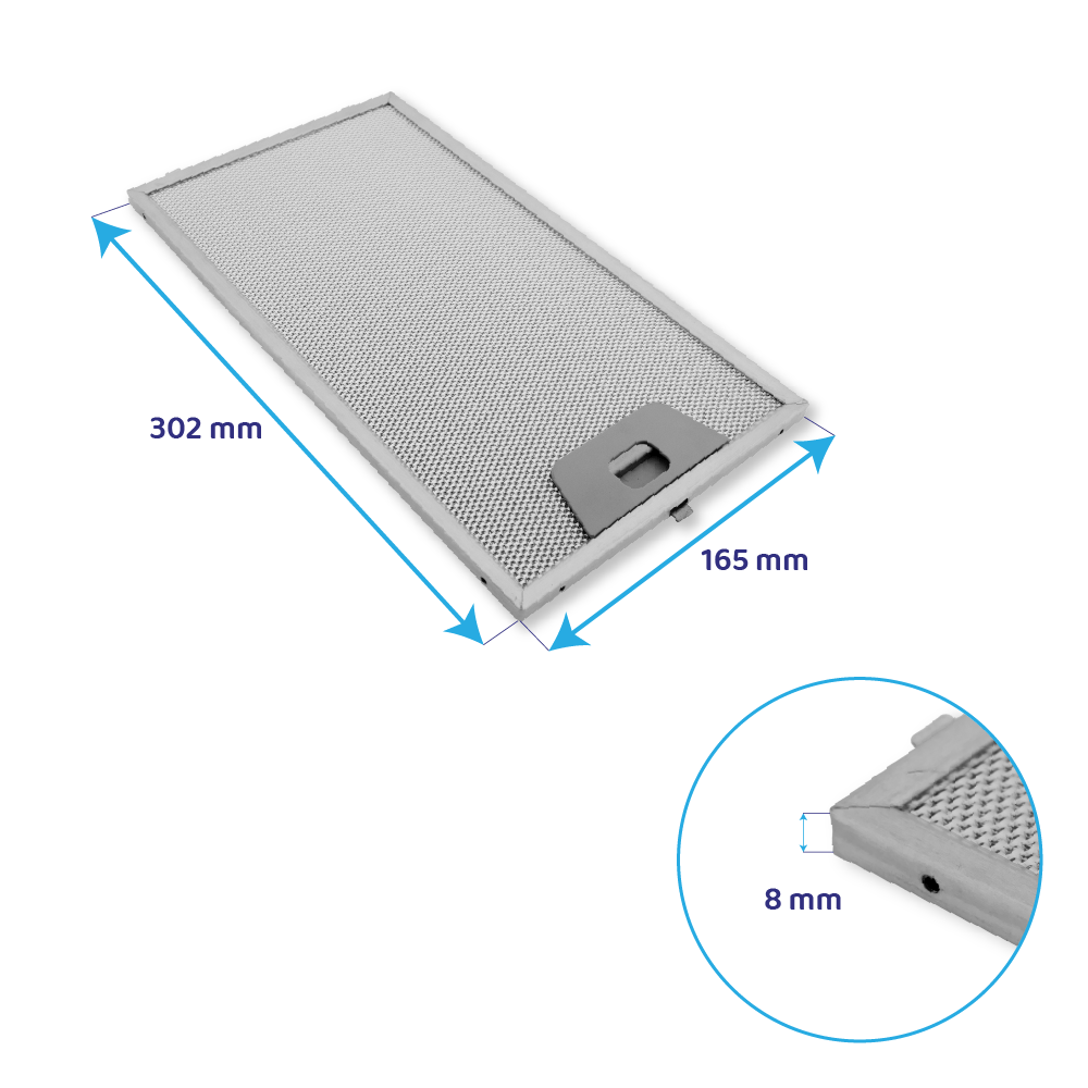 Neff Metaalfilter 302x165mm 746789 / 00746789