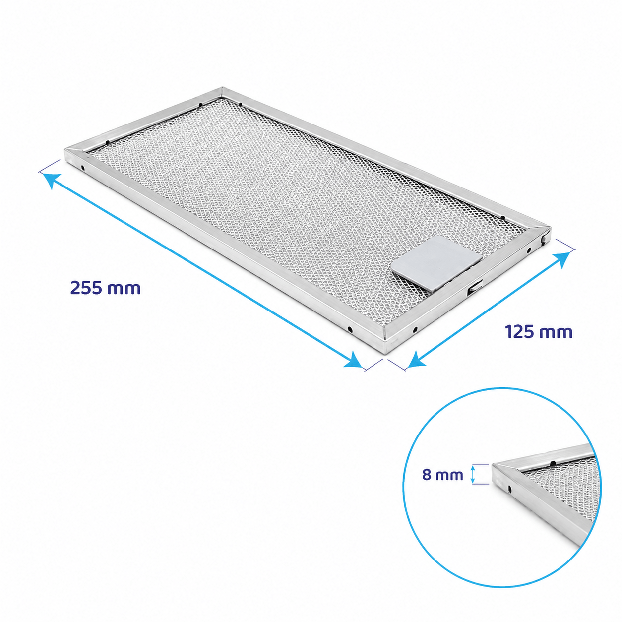 Franke Metaalfilter 254x124x8mm 1330200454