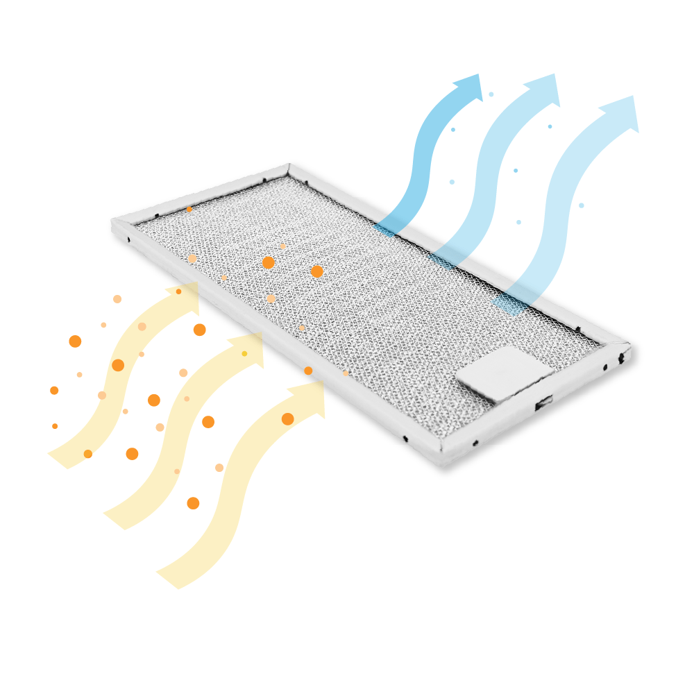 Siemens Metaalfilter 255x125x8mm 746790 / 00746790