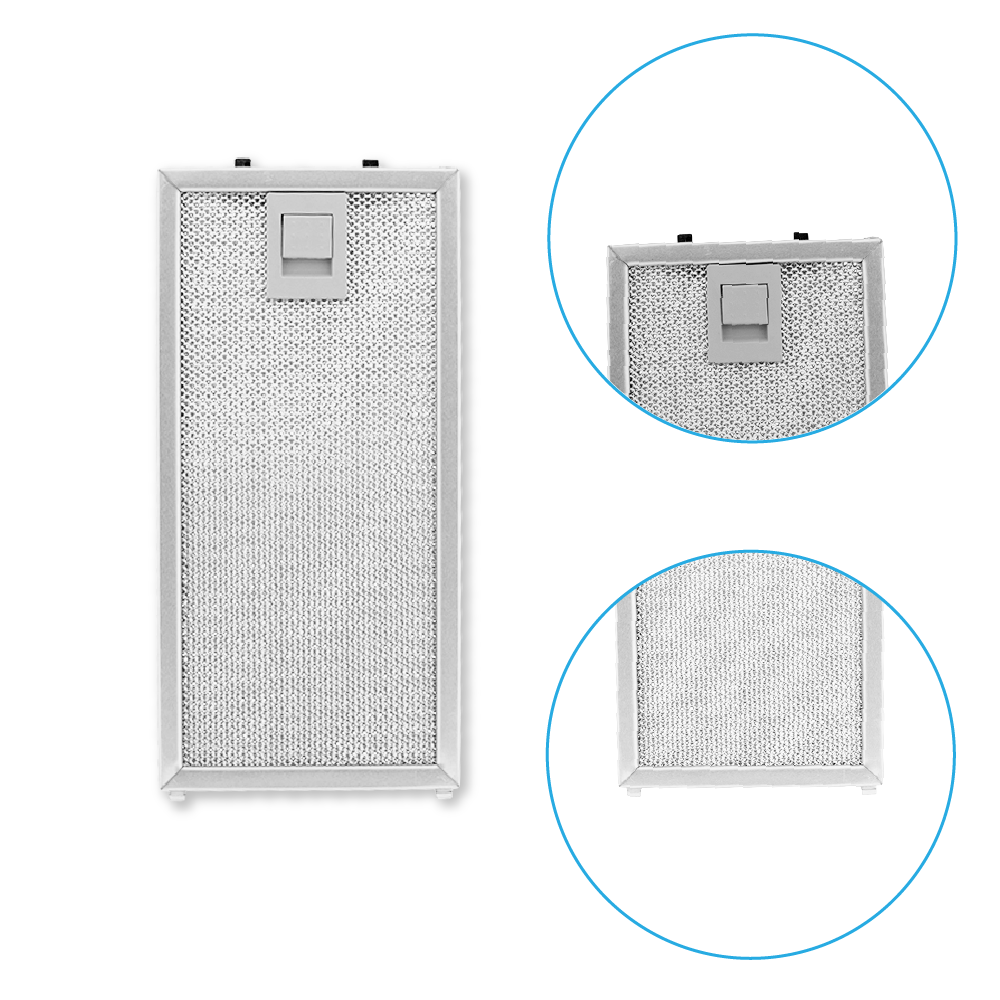 Metaalfilter geschikt voor Ikea 254x124mm FINSMAKARE
