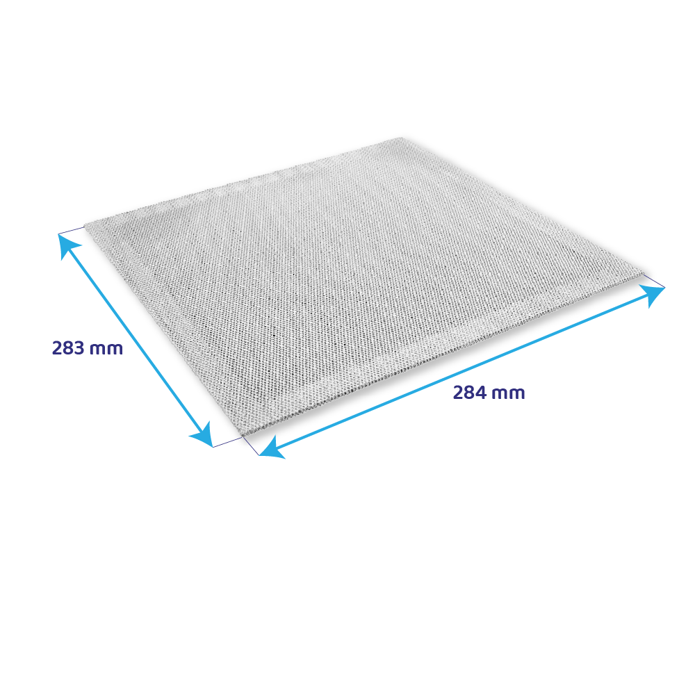Siemens Metaalfilter 284x283x4mm 298619 / 00298619 / LZ62010 (2St.)