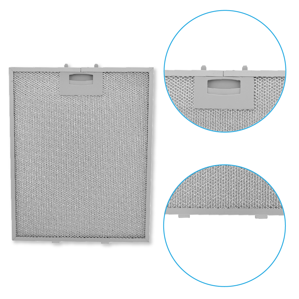 Vorwerk Metaalfilter 310x250x8mm 353110 / 00353110