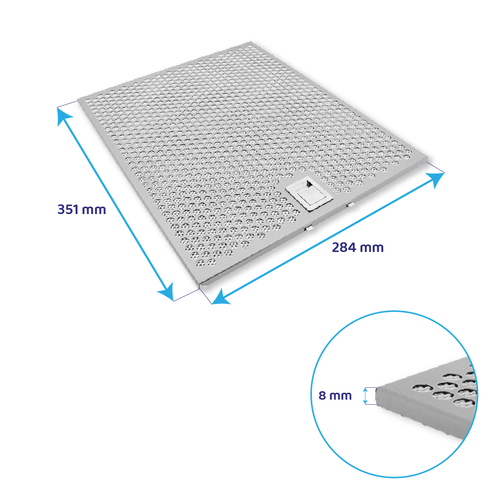 ATAG Metaalfilter 351x284mm 400577