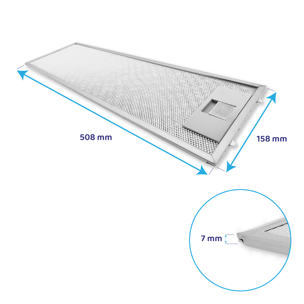 AEG Metaalfilter 508x158mm 4055344149 / 50268370009