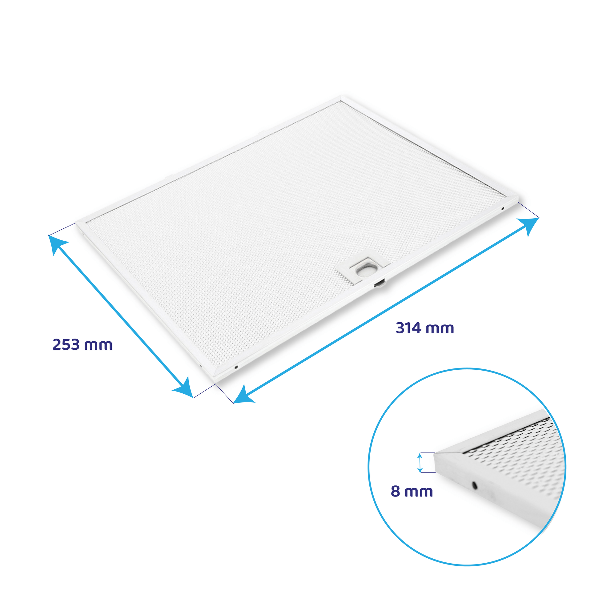 Electrolux Metaalfilter 314x253mm 4055382990