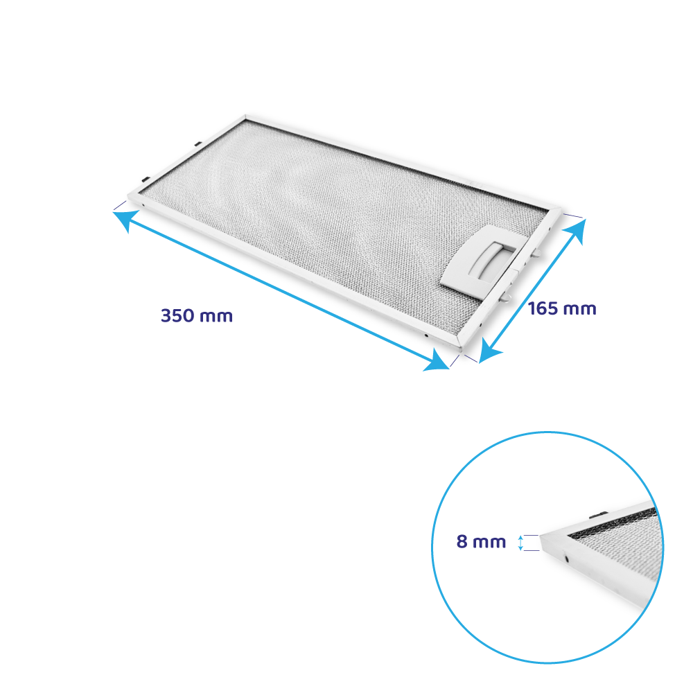 Siemens Metaalfilter 350x165mm 435204 / 00435204