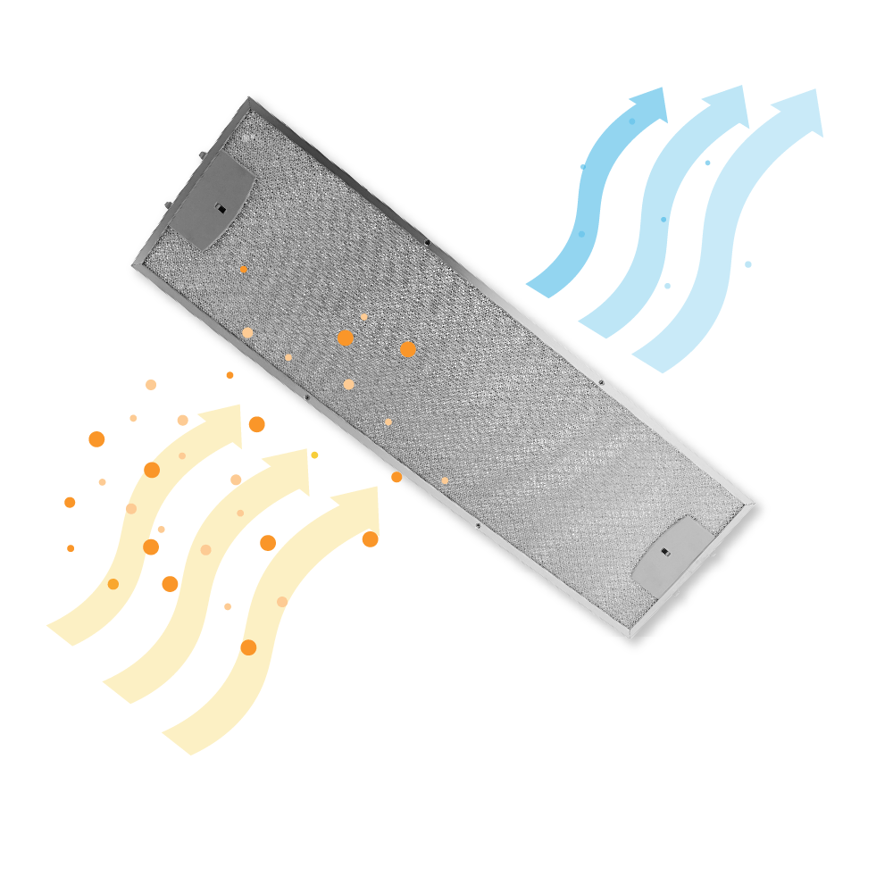 Siemens Metaalfilter 575x175mm 435249 / 00435249