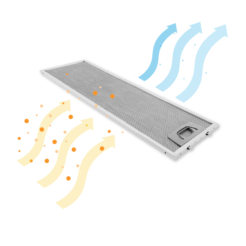 Whirlpool Metaalfilter 505x178mm 481945868293