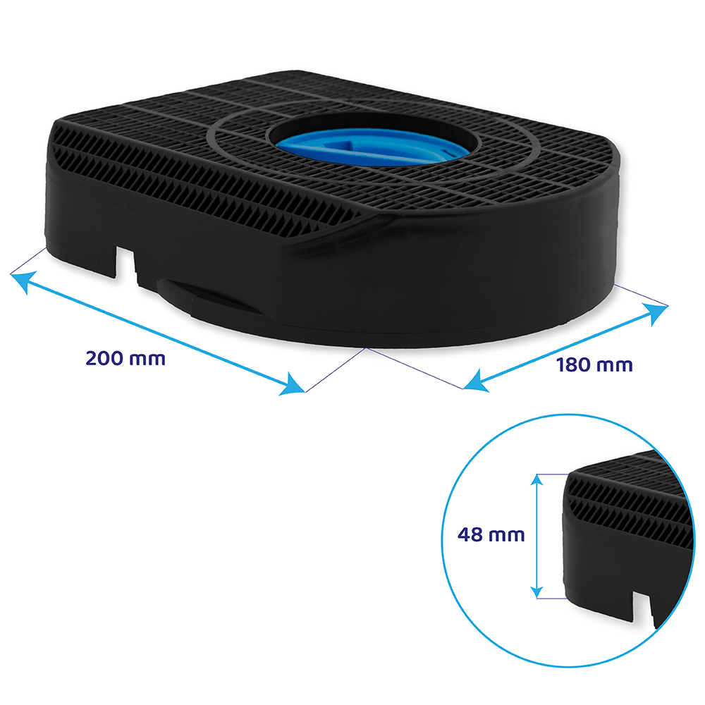 Quelle Koolstoffilter Type 200 / CHF200/1 / DKF42