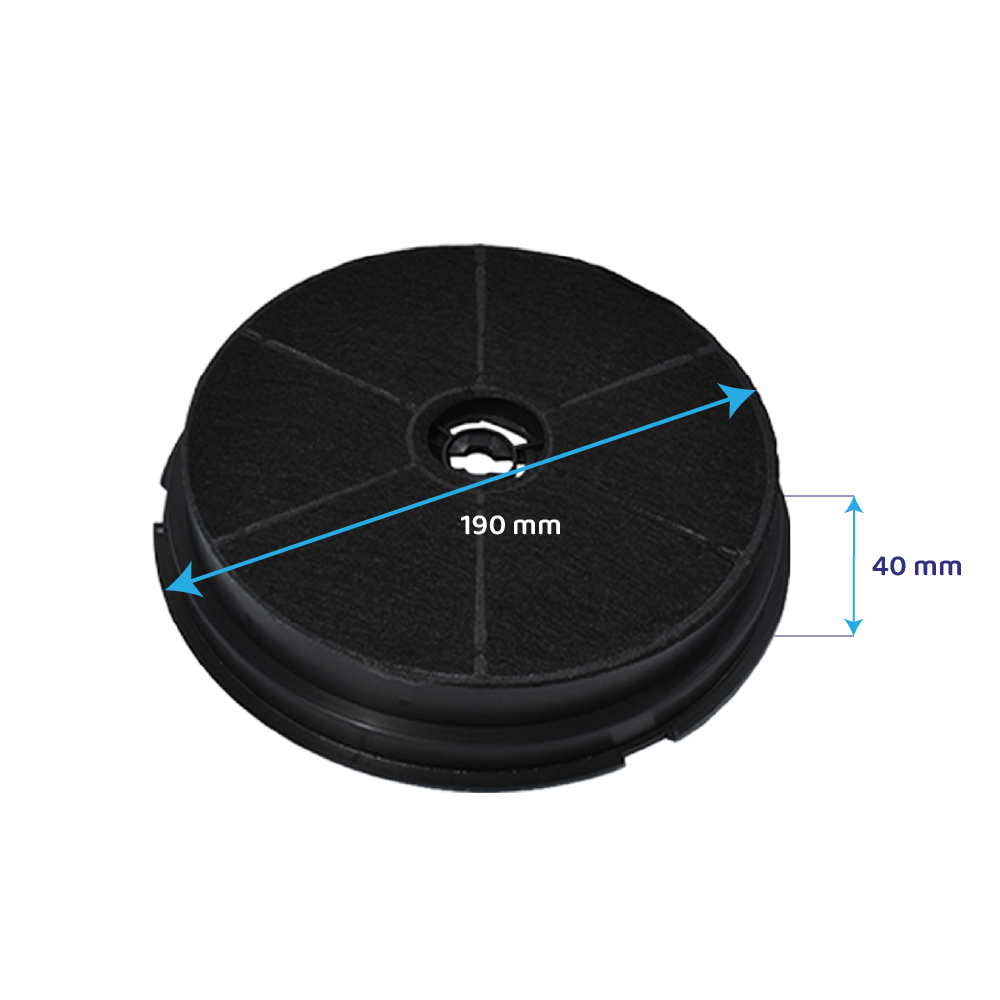 WPRO Koolstoffilter Type D180 / CHF180