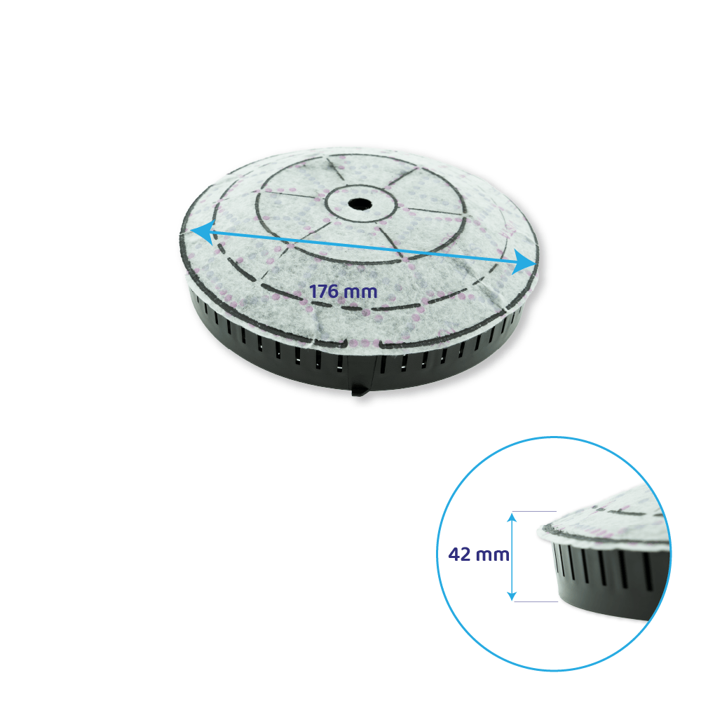 WPRO Koolstoffilter Type 57 / AMC072 (2St.)