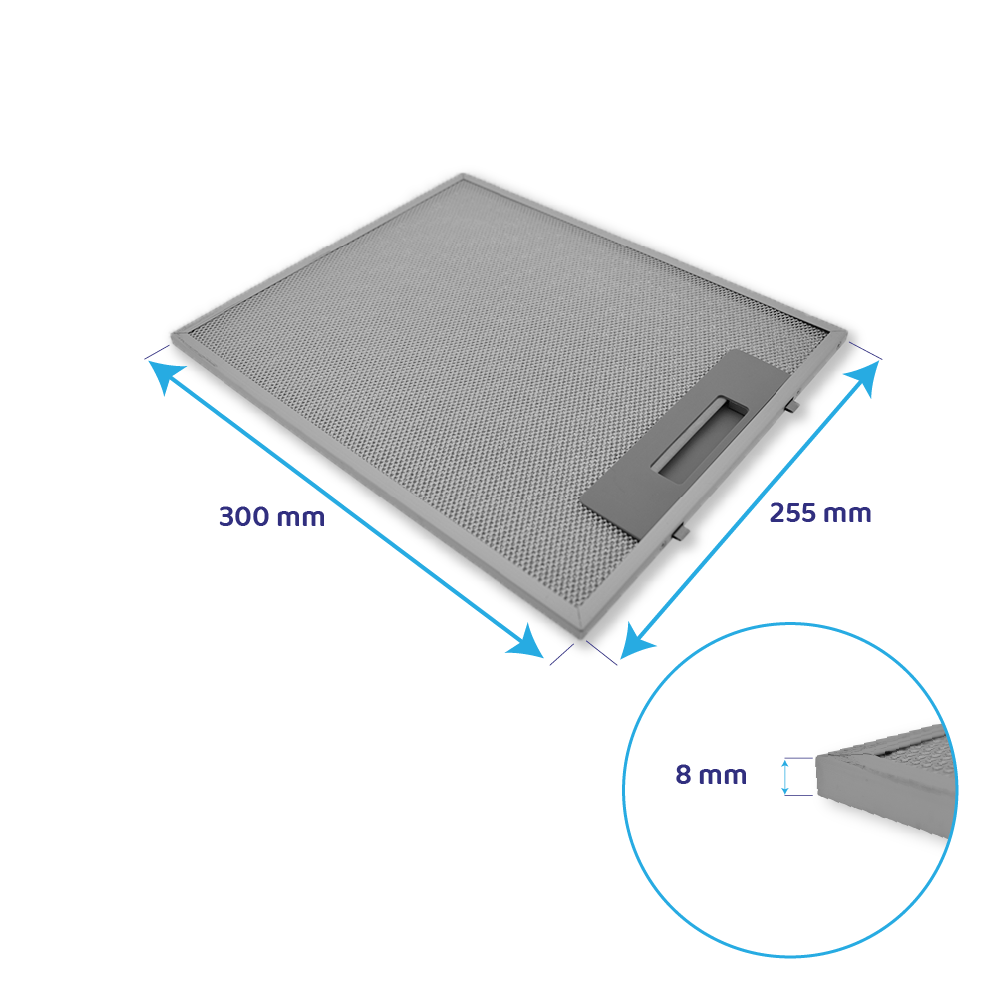 Electrolux Metaalfilter 255x300mm 50220063007