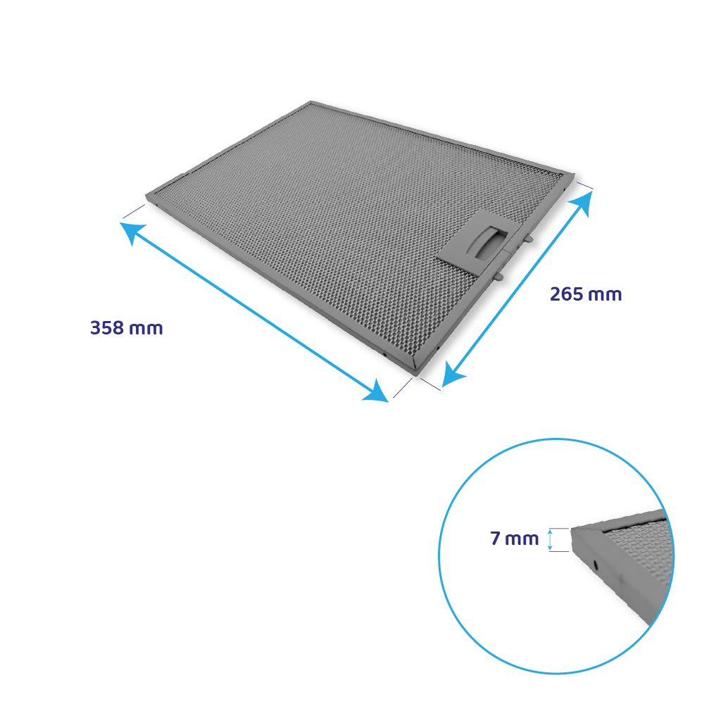 Balay Metaalfilter 358x265mm 703451 / 00703451