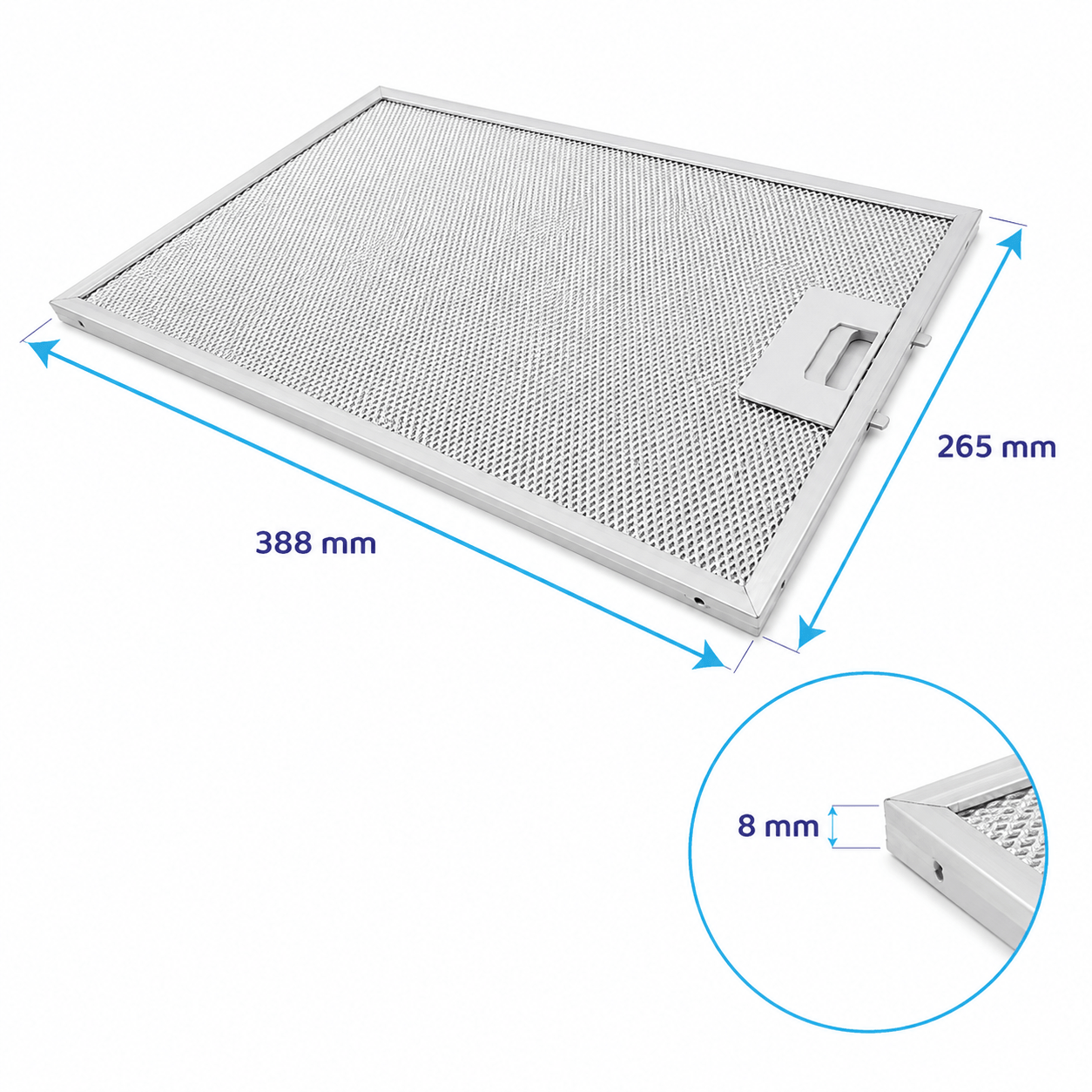 Junker Metaalfilter 388x265x8mm 742967 / 00742967