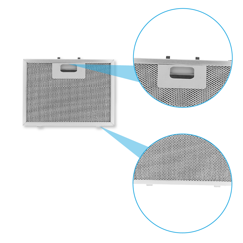 Electrolux Metaalfilter met Koolstoffilter 234x170mm  077F2608A /  LFI514X