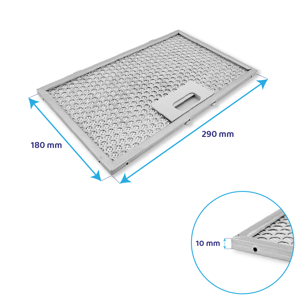 Best Metaalfilter 180x290mm BHG96550XA