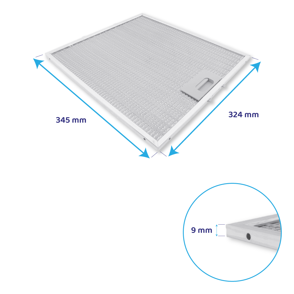Teka Metaalfilter 345x324mm 81460188