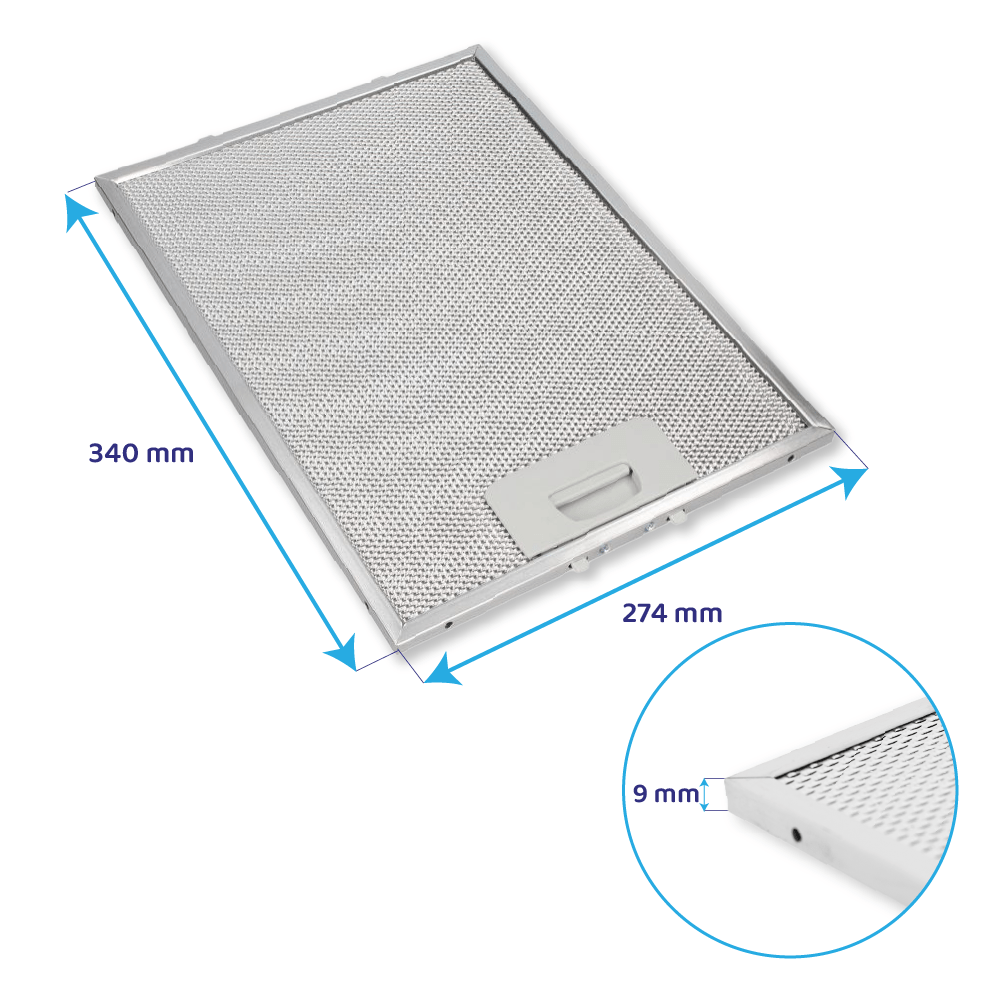 Teka Metaalfilter 340x274mm 81484013