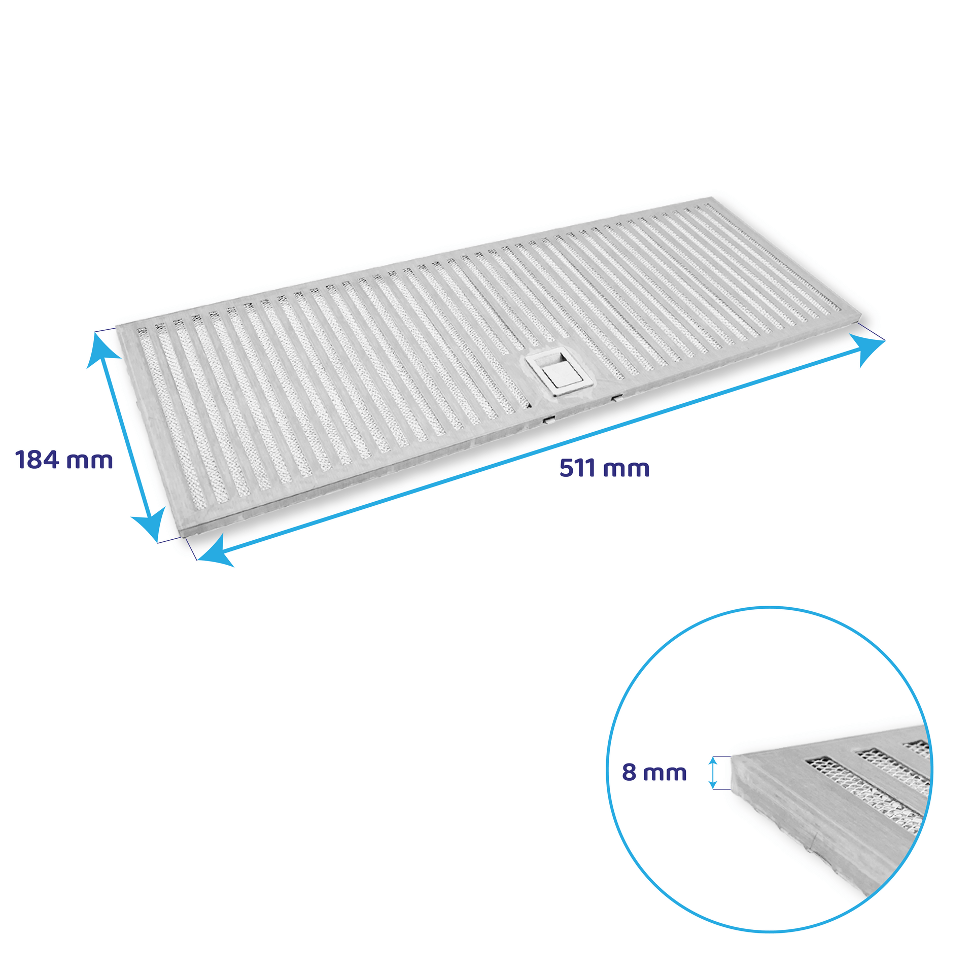 Teka Metaalfilter 511x184mm 89231005