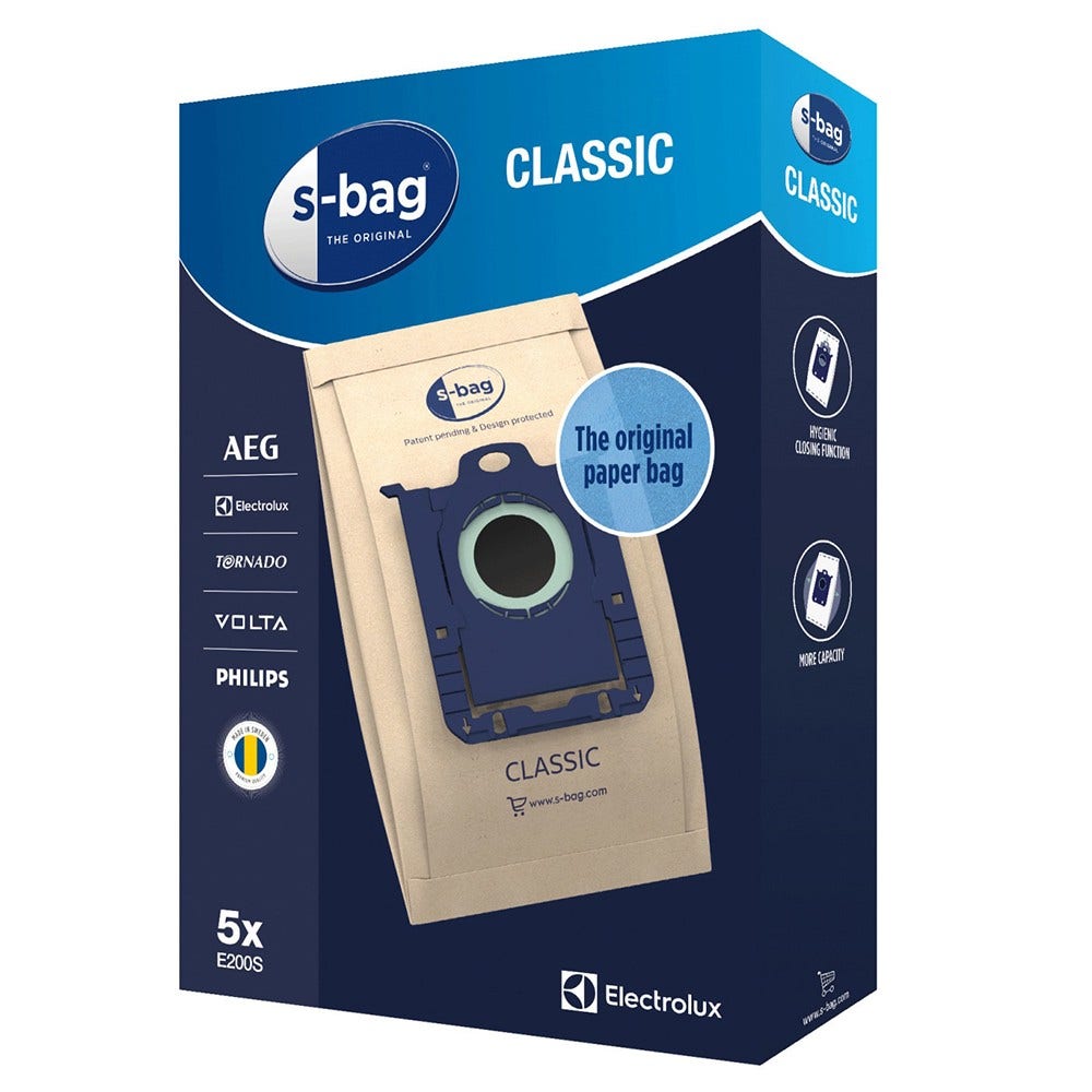 Electrolux S-BAG Classic / E200S Stofzuigerzakken (5st.)