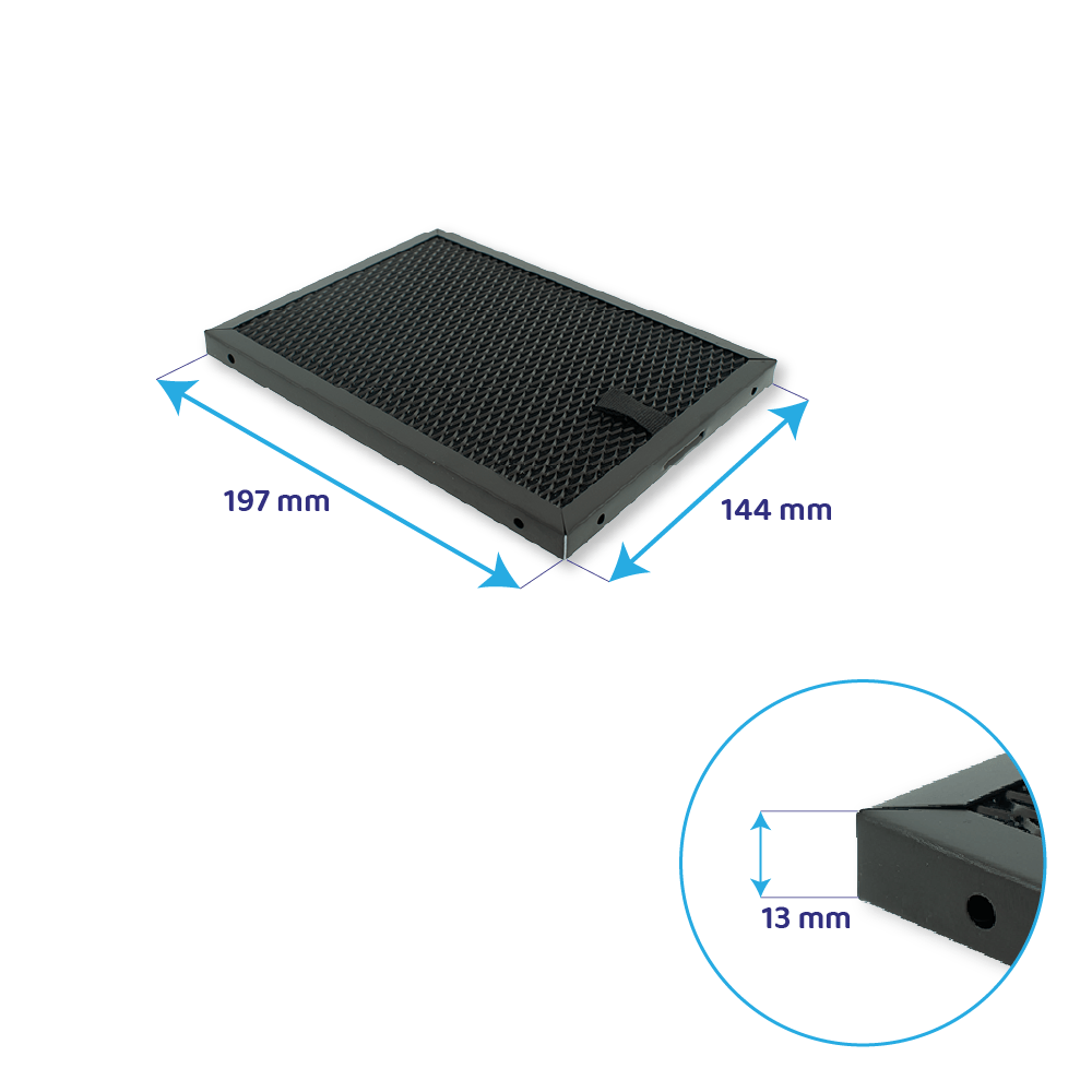 Electrolux OdourClean Plus Longlife Koolstoffilter MCFB88 / 9029804318 (2St.)