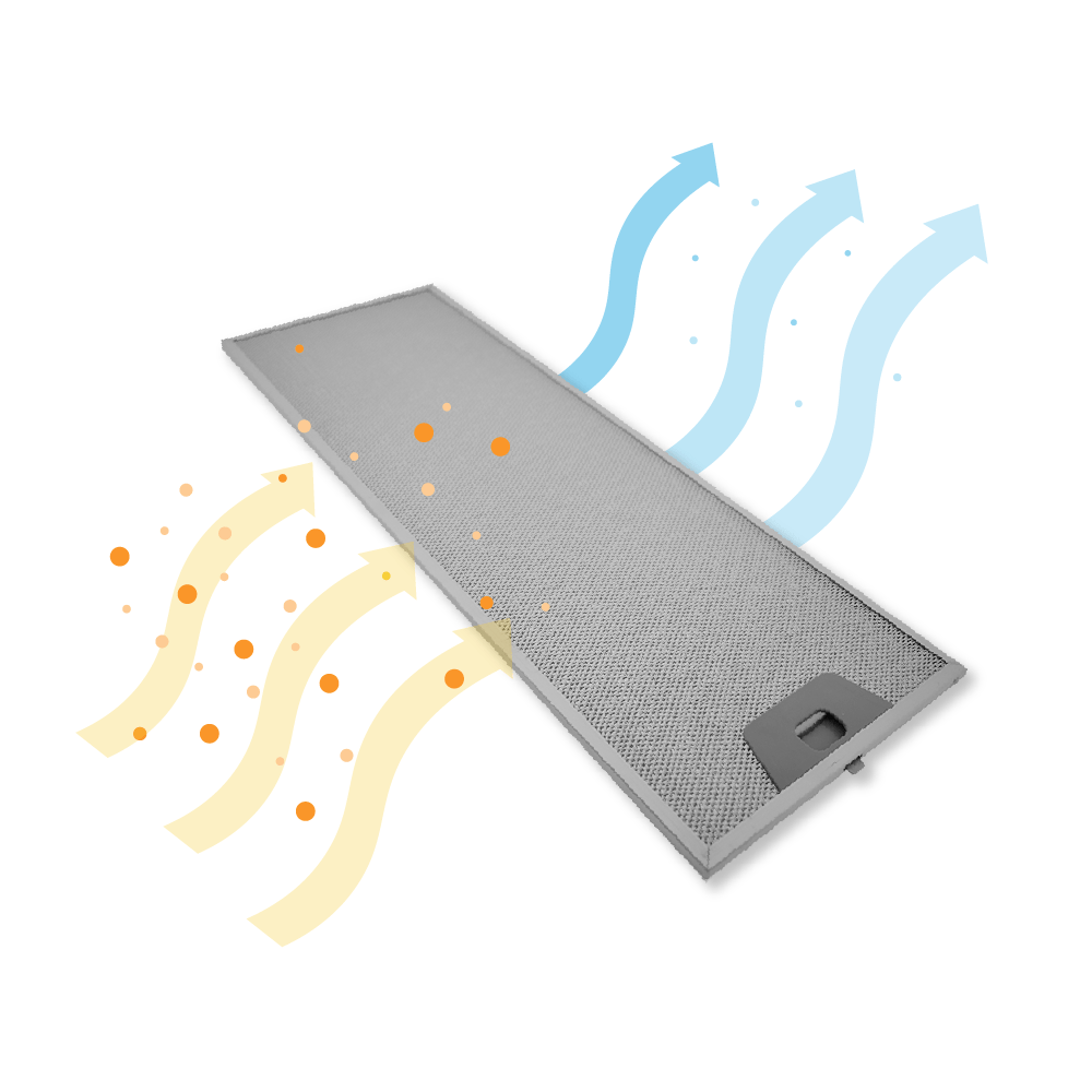 Beko Metaalfilter 515x185mm 9188065383