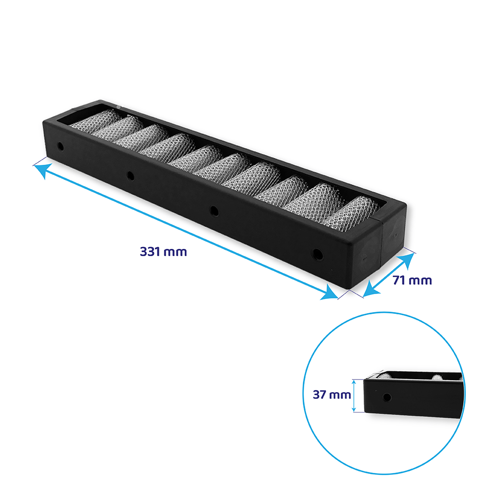 Blaupunkt Metaalfilter 331x71mm AFCGASPC60