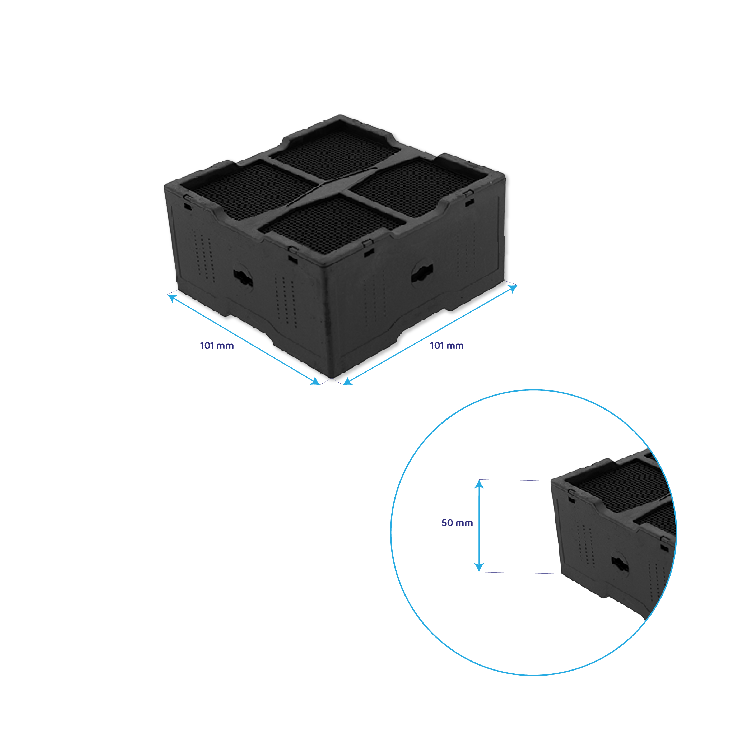 Keramisch Filter geschikt voor Elica NikolaTesla KIT0120952 (4st.)