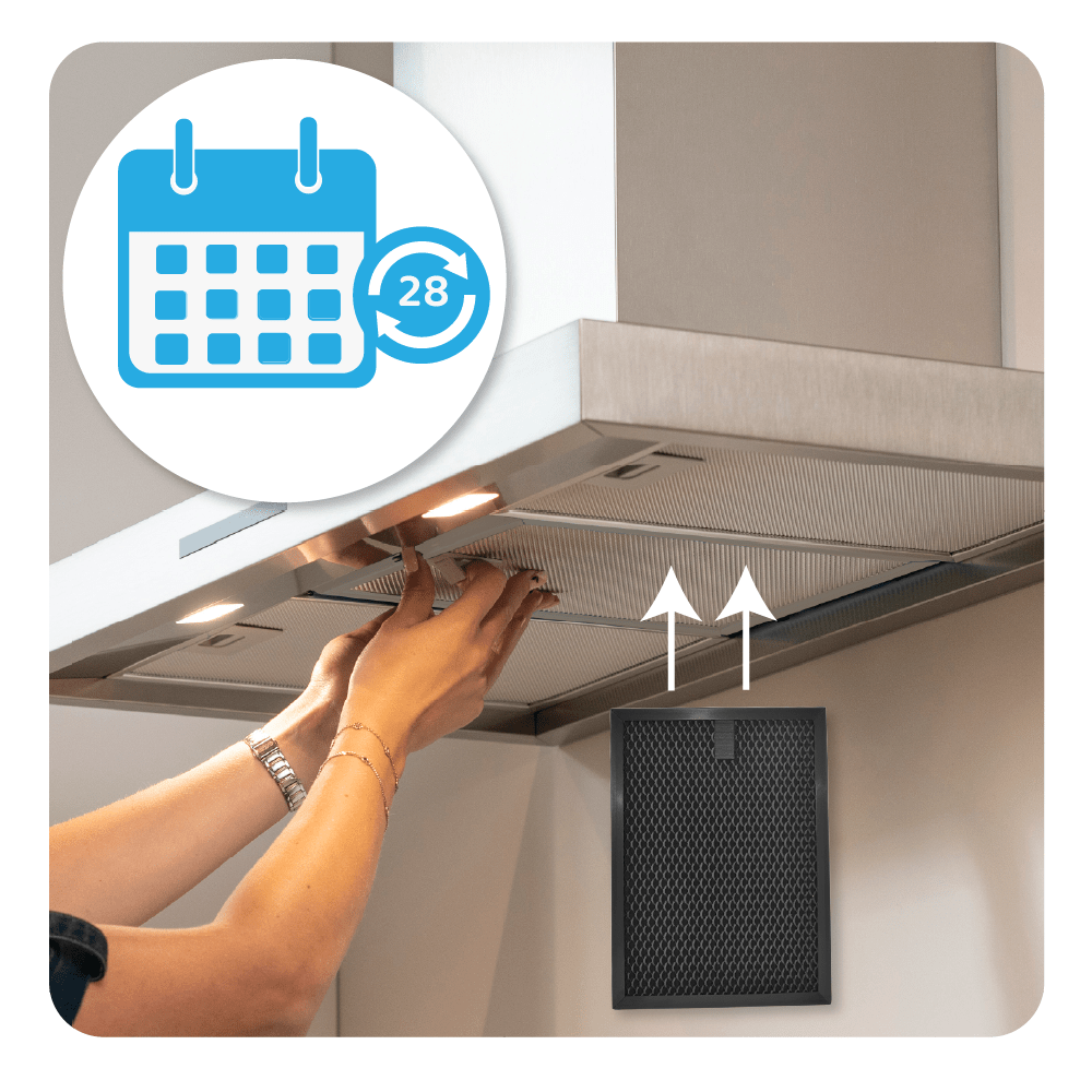 Regenereerbare Koolstoffilter geschikt voor Electrolux 140237131010