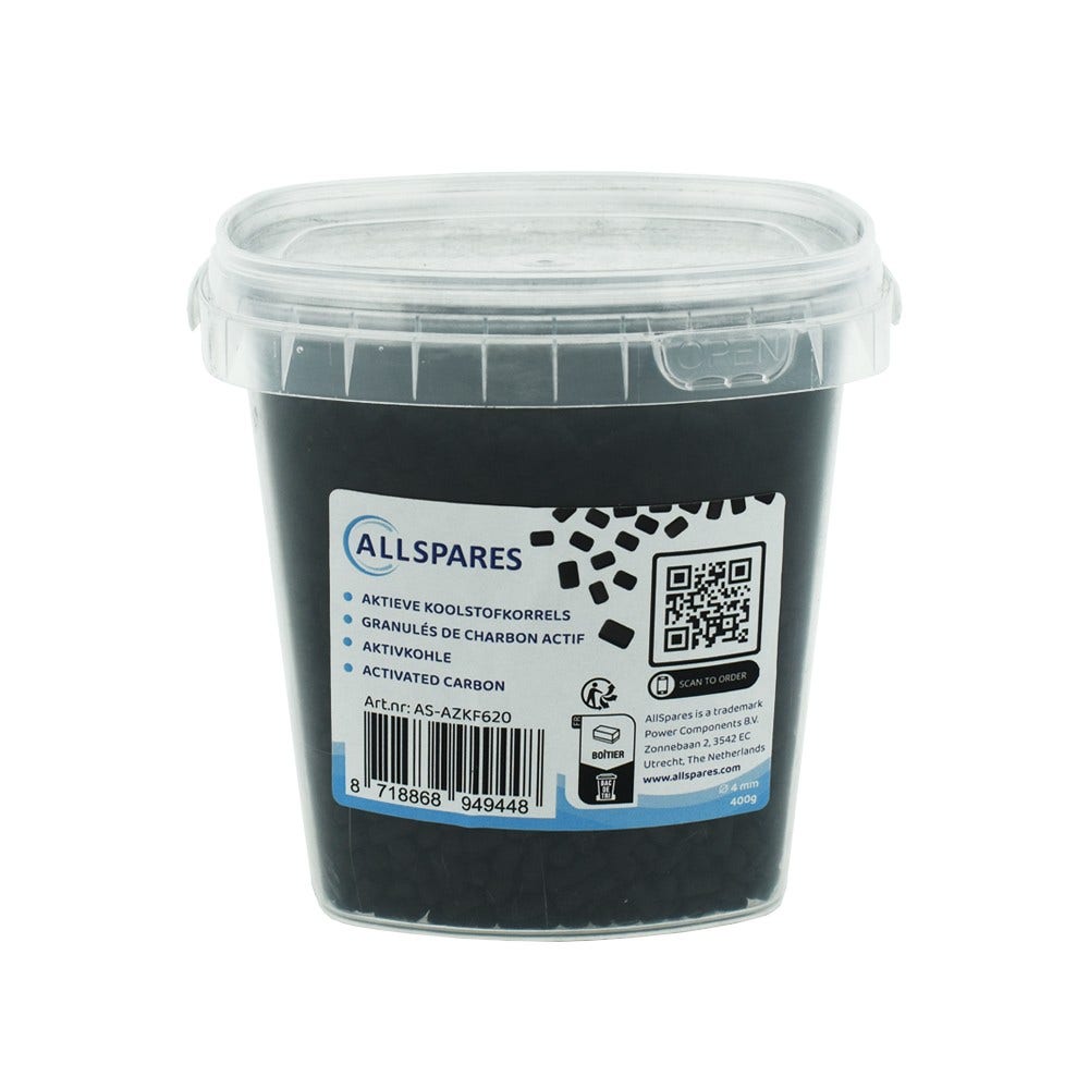 AllSpares Actieve Koolstofkorrels Universeel - 400gr