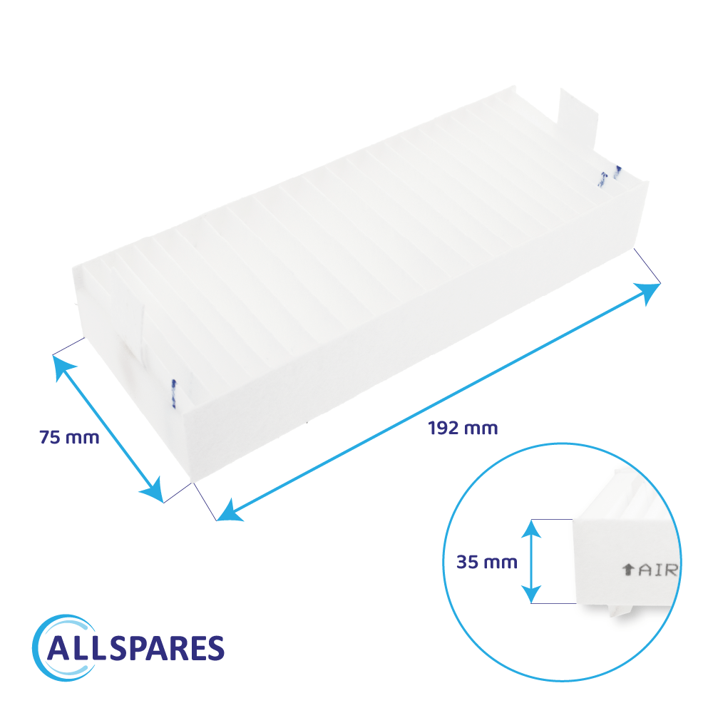 Akoestisch Filter geschikt voor Bosch 17004801 / HEZ9VEDU0 (4st.)