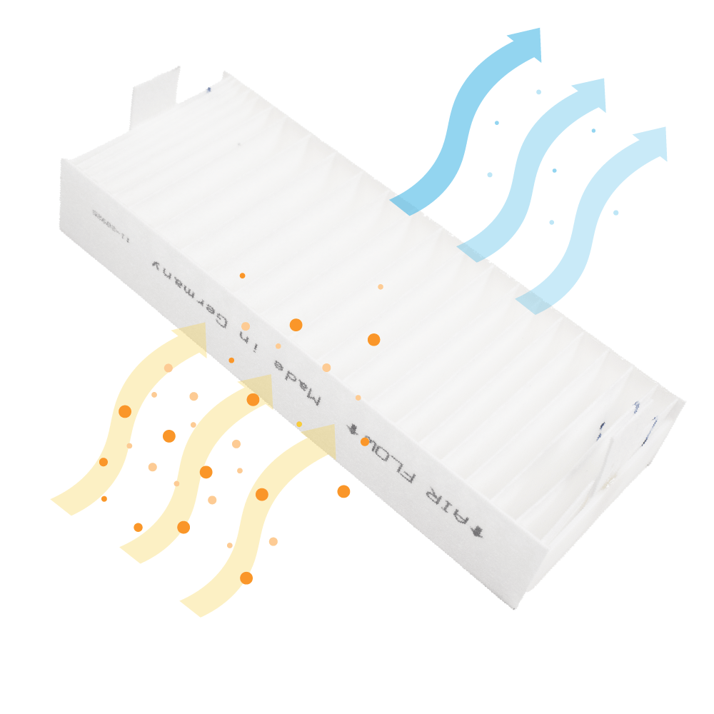 Akoestisch Filter geschikt voor Bosch 17004801 / HEZ9VEDU0 (4st.)