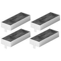 CleanAir Premium Koolstoffilter Made in Germany met Extra Actieve Koolstof geschikt voor Constructa 17004796 / CZ9VRCR0 (4st.)