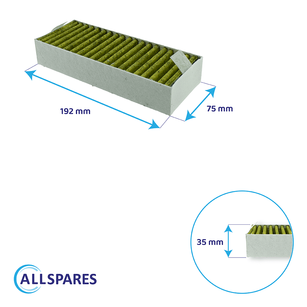 CleanAir Koolstoffilter geschikt voor Siemens 17004796 / HZ9VRCR0 (4st.)