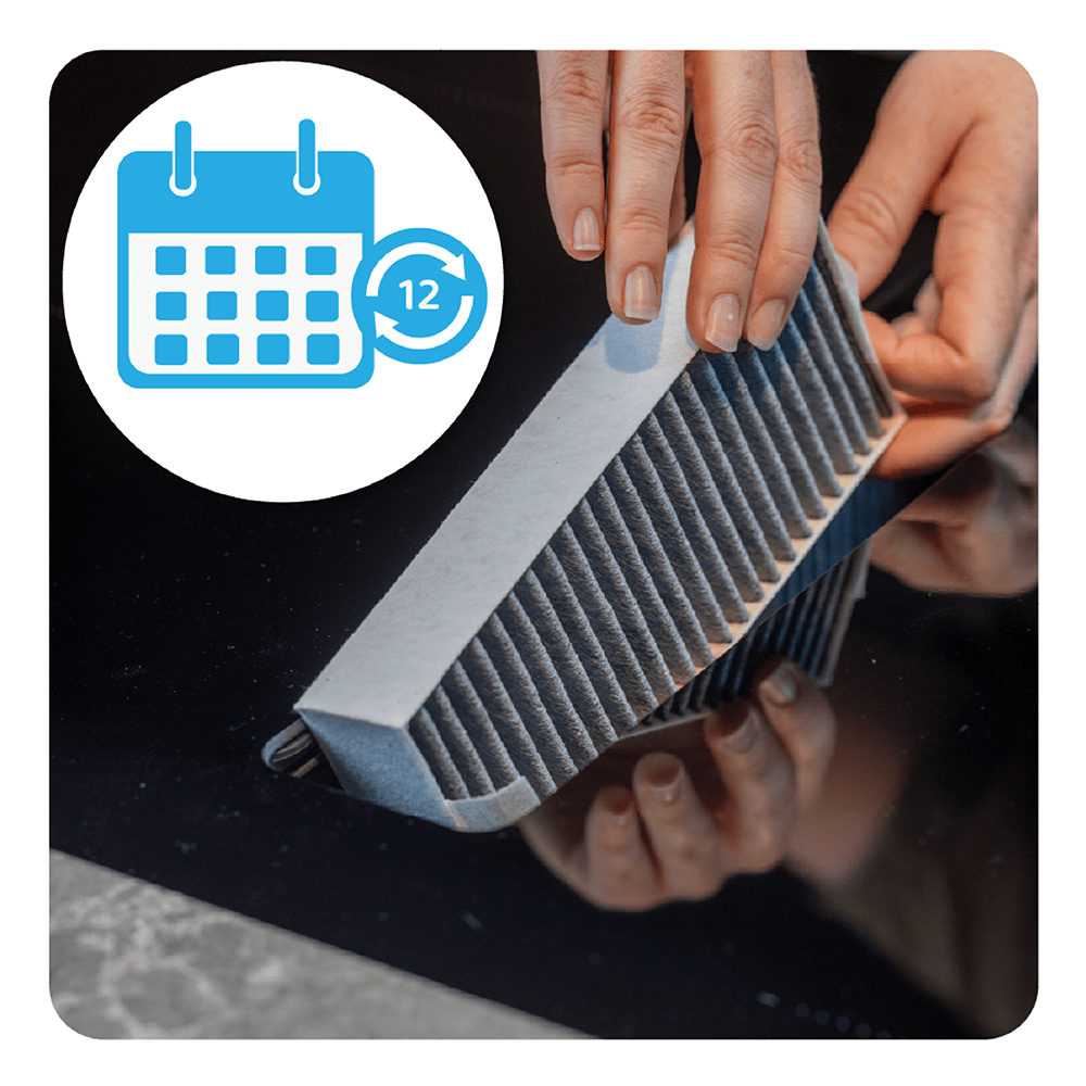 CleanAir Koolstoffilter geschikt voor Siemens 17004796 / HZ9VRCR0 (4st.)