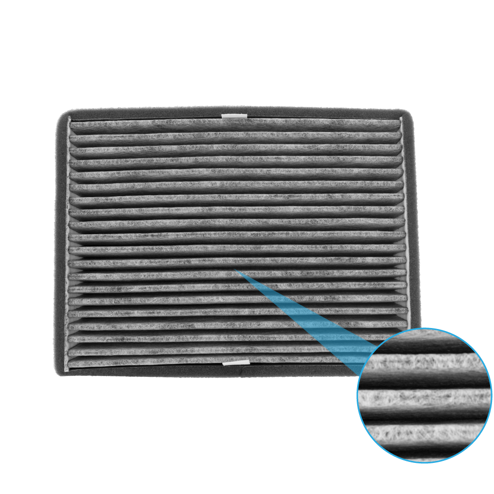 Koolstoffilter geschikt voor Miele Active AirClean DKF 36-P