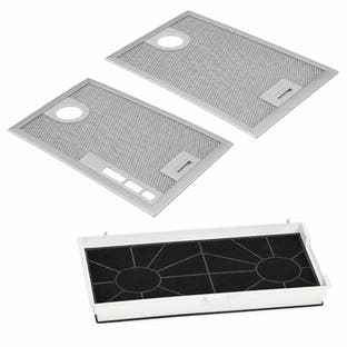 Koolstoffilter (1St.) + Metaalfilter (2St.) geschikt voor Bosch DHL555B