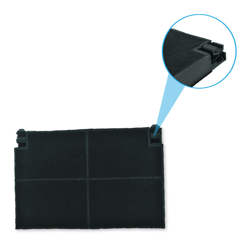 Koolstoffilter geschikt voor Electrolux koolstoffilter MCFE16ST / 9029866028 (2St.)