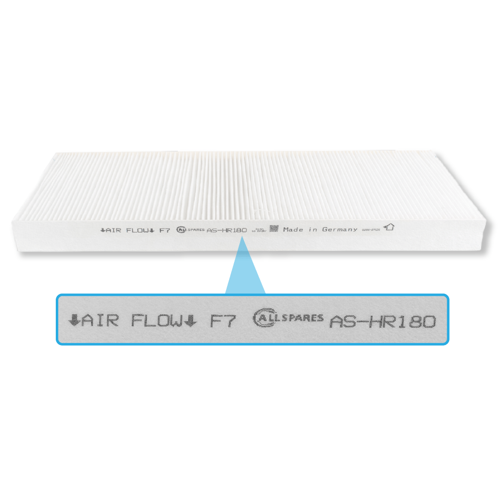 Filter F7/G4 geschikt voor Zehnder ComfoAir Q350 / Q450 / Q600 (2st.)