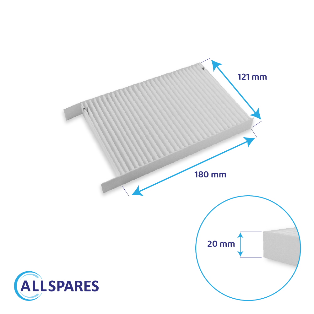 Filter F7/G4 geschikt voor Zehnder ComfoSpot 50 (2st.)