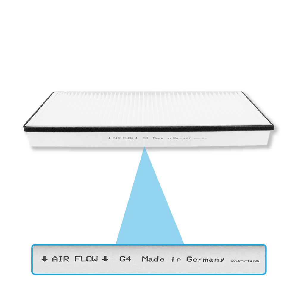 Filter G4 / F7 geschikt voor Paul Novus 300 / 450 (2st.)