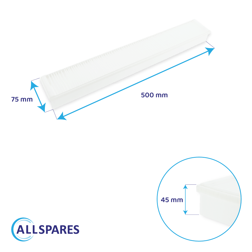 Filter F7 geschikt voor Helios KWL EC220D/7