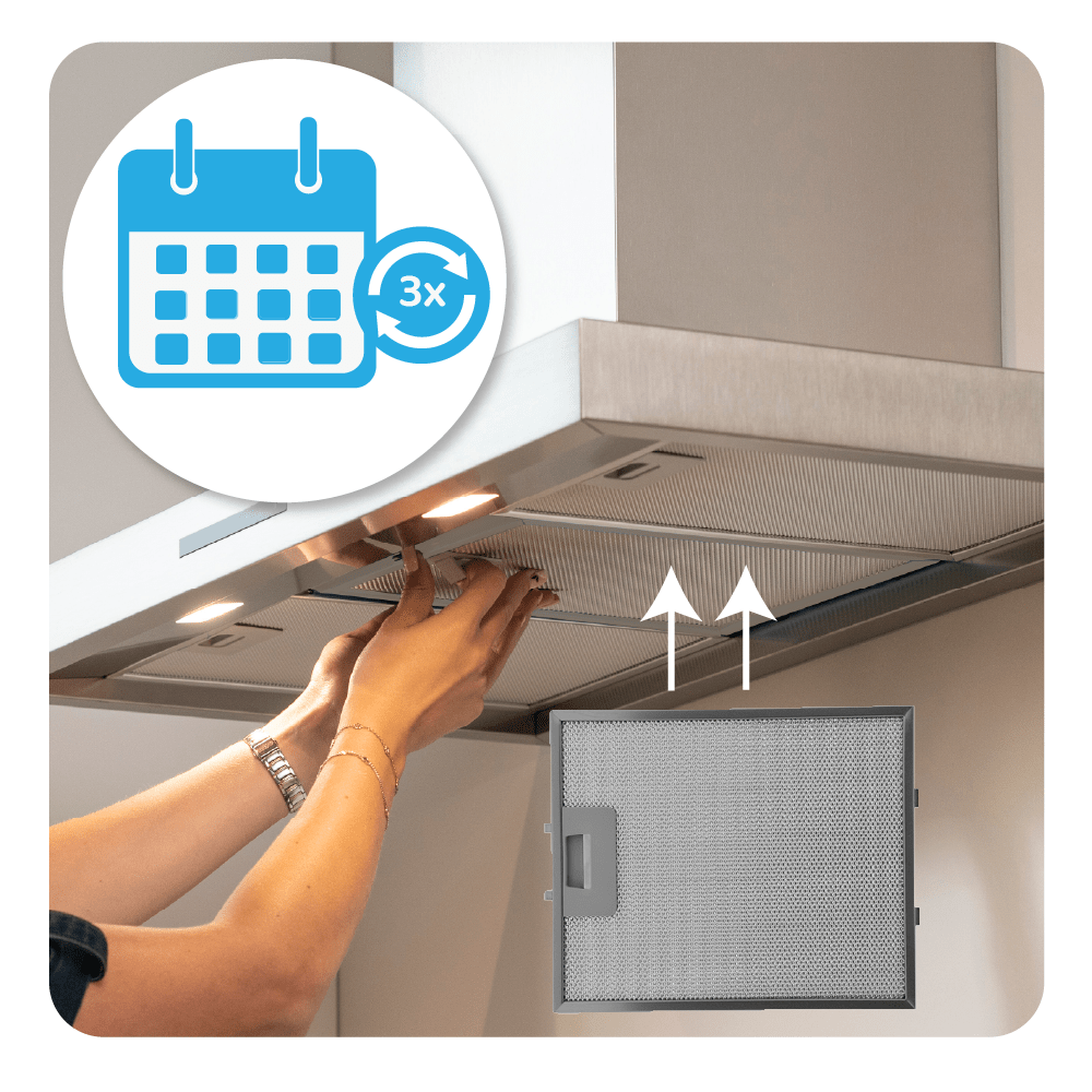 Metaalfilter 276x231mm geschikt voor Electrolux 4055101671